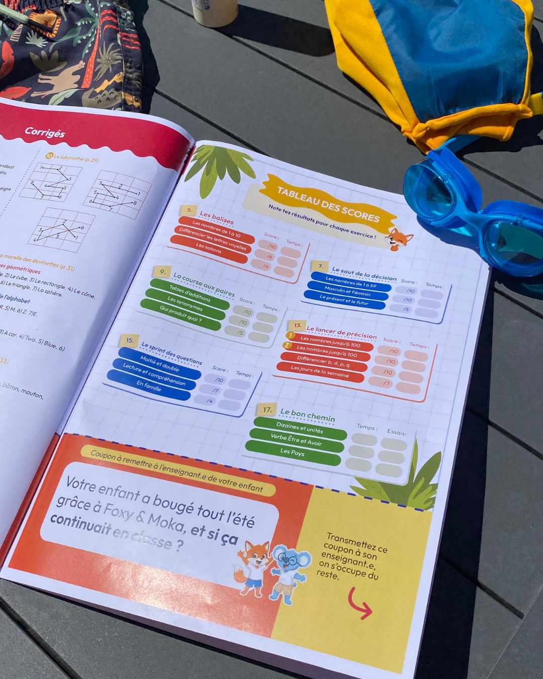 Cahier de vacances
