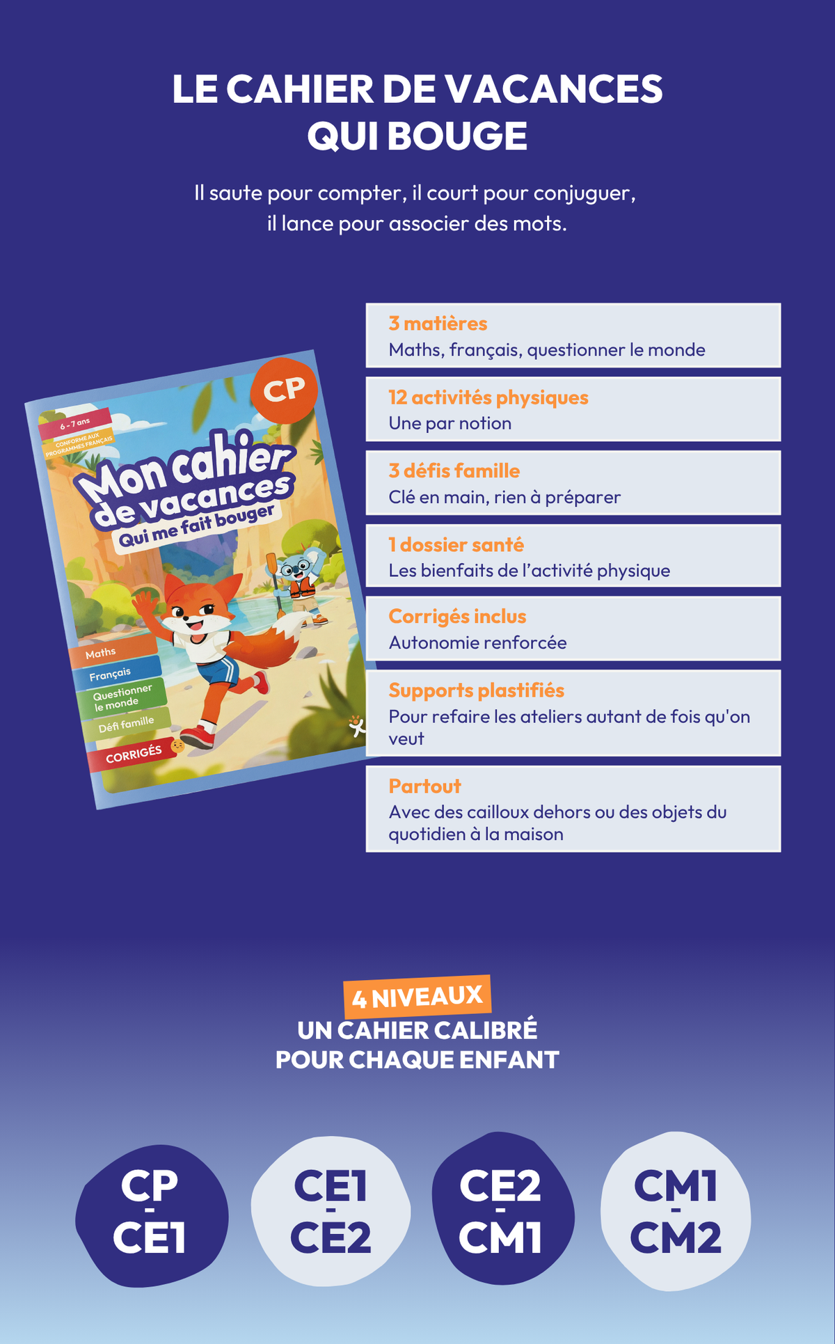 Cahier de Vacances Actif DUO
