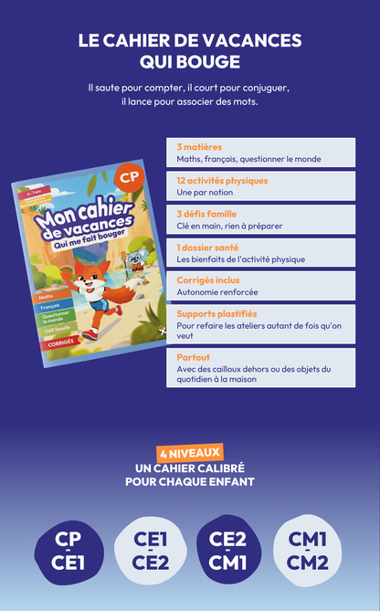 Cahier de Vacances Actif DUO